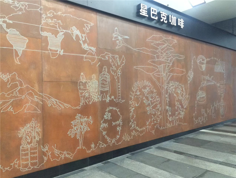 禅城耐候钢幕墙