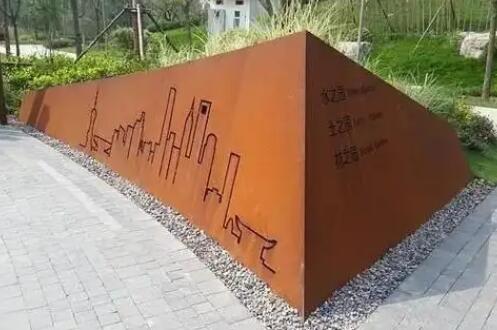 禅城耐候钢挡土墙
